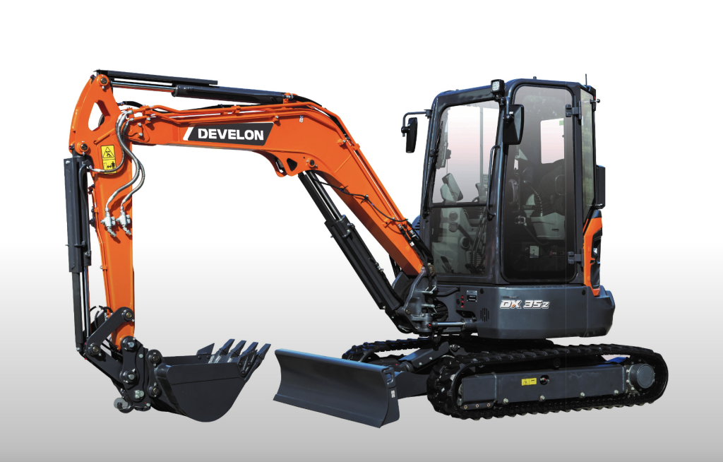 Máy Xúc Bánh Lốp Develon DX35Z-7M Mini - Đa Năng - Ấn Tượng - Develon Việt Nam