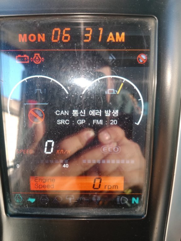 Tablo máy xúc Doosan
